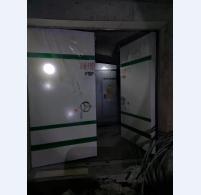 玻璃钢隧道防护门安装现场照片2