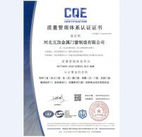 质量管理体系认证证书2025年-2028年中文版